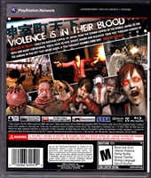 Sony PlayStation 3 Yakuza Dead Souls Back CoverThumbnail